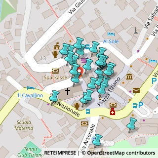Mappa Piazza Municipio, 32044 Pieve di Cadore BL, Italia (0.01429)