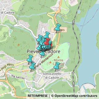 Mappa Via Gradinata, 32044 Pieve di Cadore BL, Italia (0.228)