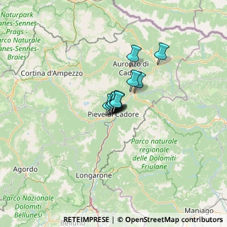 Mappa Via Gradinata, 32044 Pieve di Cadore BL, Italia (5.12545)
