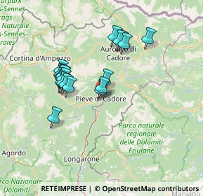 Mappa Via Gradinata, 32044 Pieve di Cadore BL, Italia (12.0765)