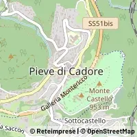 Térkép Pieve di Cadore