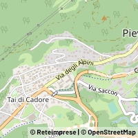 Kort Pieve di Cadore