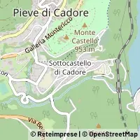Hartă Pieve di Cadore
