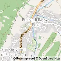 Map Pozza di Fassa