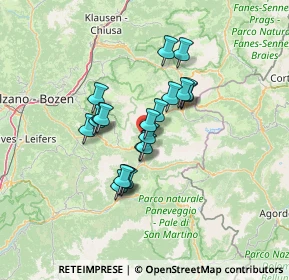 Mappa Str. de Col de Mè, 38039 Vigo di Fassa TN, Italia (9.6855)