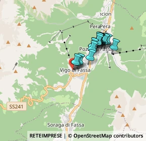 Mappa Strada de Col de Mè, 38039 Vigo di Fassa TN, Italia (1.34529)