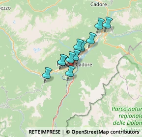 Mappa Strada Statale 51 di Alemagna, 32044 Pieve di Cadore BL, Italia (4.35818)