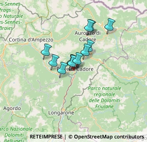 Mappa Strada Statale, 32044 Pieve di Cadore BL, Italia (8.425)