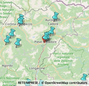 Mappa Strada Statale, 32044 Pieve di Cadore BL, Italia (24.88438)
