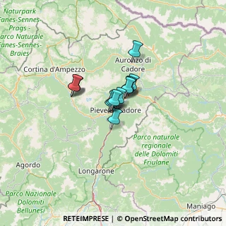 Mappa SS 51 di Alemagna, 32044 Pieve di Cadore BL, Italia (6.76692)