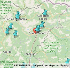Mappa Via Cortina, 32044 Pieve di Cadore BL, Italia (24.68313)