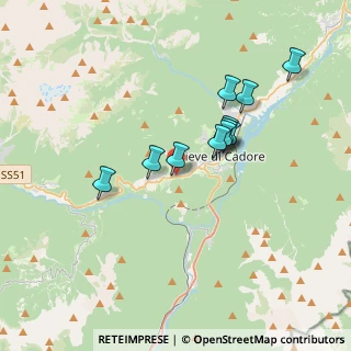 Mappa Passuello Cesare, 32044 Pieve di Cadore BL, Italia (2.93182)