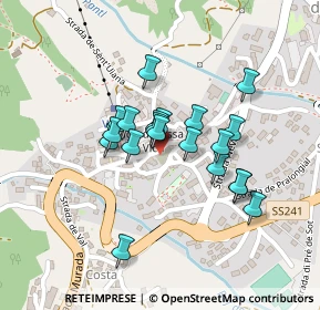 Mappa Strada Rezia, 38039 Vigo di Fassa TN, Italia (0.1635)