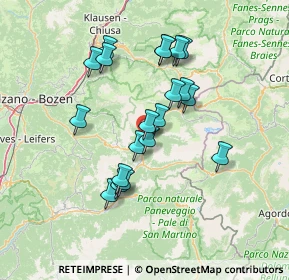 Mappa Strada Rezia, 38039 Vigo di Fassa TN, Italia (12.181)