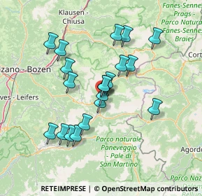 Mappa Strada Rezia, 38039 Vigo di Fassa TN, Italia (12.3315)