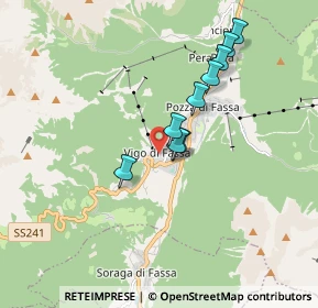Mappa Strada Rezia, 38039 Vigo di Fassa TN, Italia (2.05364)