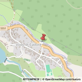 Mappa Via Nazionale, 46, 32040 Vodo di Cadore, Belluno (Veneto)