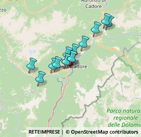 Mappa Vicolo Zovo, 32044 Pieve di Cadore BL, Italia (4.83929)