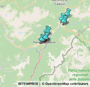 Mappa Vicolo Zovo, 32044 Pieve di Cadore BL, Italia (4.24273)