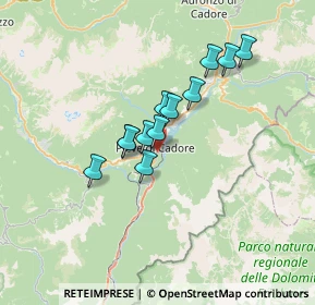 Mappa Vicolo Zovo, 32044 Pieve di Cadore BL, Italia (4.9475)