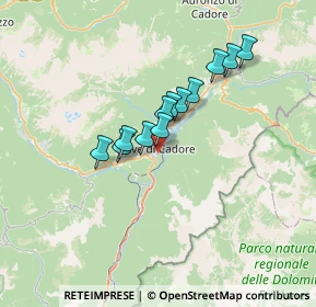 Mappa Vicolo Zovo, 32044 Pieve di Cadore BL, Italia (4.88583)