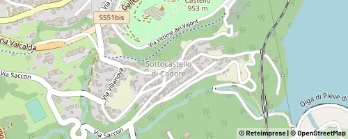 Mappa Pieve di Cadore