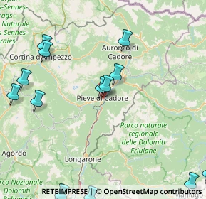 Mappa Vicolo Zovo, 32044 Pieve di Cadore BL, Italia (25.16125)