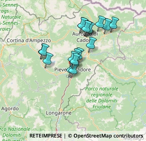 Mappa Vicolo Zovo, 32044 Pieve di Cadore BL, Italia (11.39158)