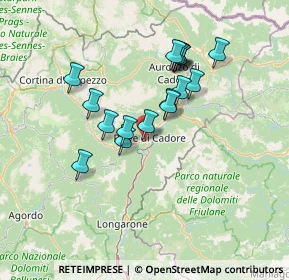 Mappa Via Belluno, 32044 Pieve di Cadore BL, Italia (11.79412)