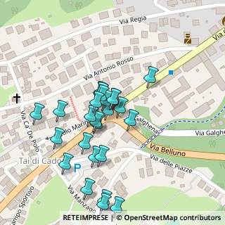 Mappa Piazza Venezia, 32044 Pieve di Cadore BL, Italia (0.092)
