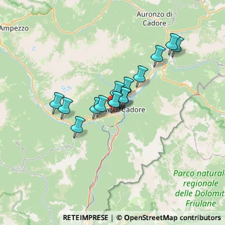 Mappa Via Belluno, 32044 Pieve di Cadore BL, Italia (4.944)