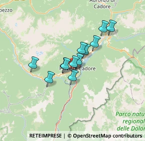Mappa Via Belluno, 32044 Pieve di Cadore BL, Italia (4.61833)