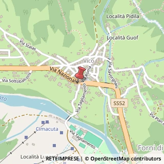 Mappa Via Nazionale, 170, 33024 Forni di Sopra, Udine (Friuli-Venezia Giulia)