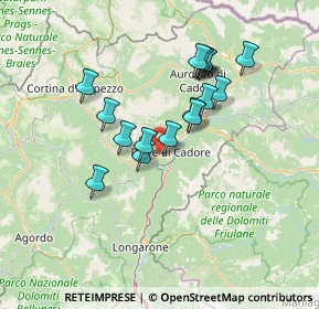 Mappa Via Maestra, 32044 Pieve di Cadore BL, Italia (11.84235)