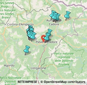 Mappa Via Maestra, 32044 Pieve di Cadore BL, Italia (11.263)