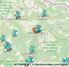 Mappa Via Maestra, 32044 Pieve di Cadore BL, Italia (24.062)