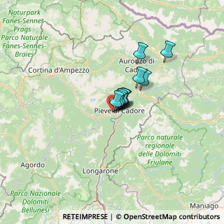 Mappa Via Maestra, 32044 Pieve di Cadore BL, Italia (6.31)