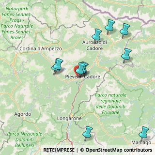 Mappa Via Maestra, 32044 Pieve di Cadore BL, Italia (15.97545)