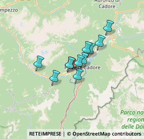 Mappa Via Maestra, 32044 Pieve di Cadore BL, Italia (4.16182)