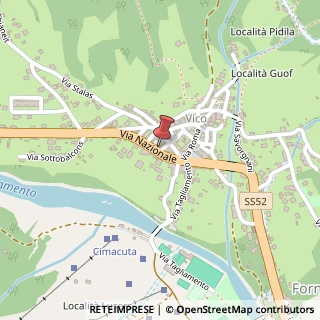 Mappa Via Cadore, 1, 33024 Forni di Sopra, Udine (Friuli-Venezia Giulia)