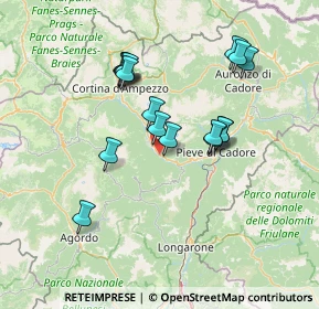 Mappa Lunga Via delle Dolomiti, 32040 Borca di Cadore BL, Italia (12.79647)