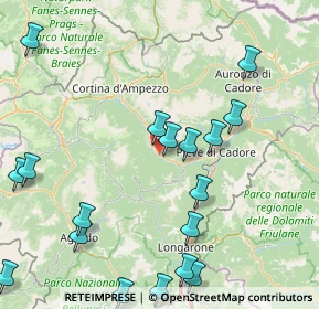 Mappa Lunga Via delle Dolomiti, 32040 Borca di Cadore BL, Italia (20.65056)