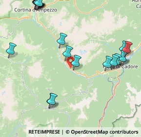 Mappa Lunga Via delle Dolomiti, 32040 Borca di Cadore BL, Italia (10.707)