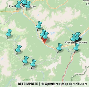 Mappa Lunga Via delle Dolomiti, 32040 Borca di Cadore BL, Italia (10.023)