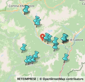 Mappa Lunga Via delle Dolomiti, 32040 Borca di Cadore BL, Italia (7.43889)