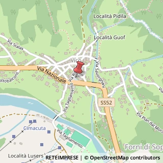 Mappa Piazza centrale 7, 33024 Forni di Sopra, Udine (Friuli-Venezia Giulia)