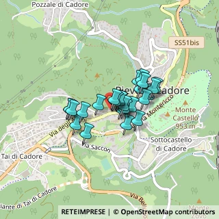 Mappa Via Nazionale, 32044 Pieve di Cadore BL, Italia (0.23571)