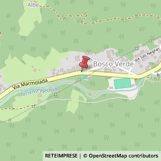 Mappa Località Bosco Verde,  18, 32020 Rocca Pietore, Belluno (Veneto)