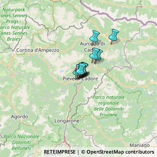 Mappa Via Agarole, 32044 Pieve di Cadore BL, Italia (5.25727)