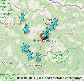 Mappa Via Agarole, 32044 Pieve di Cadore BL, Italia (10.16143)